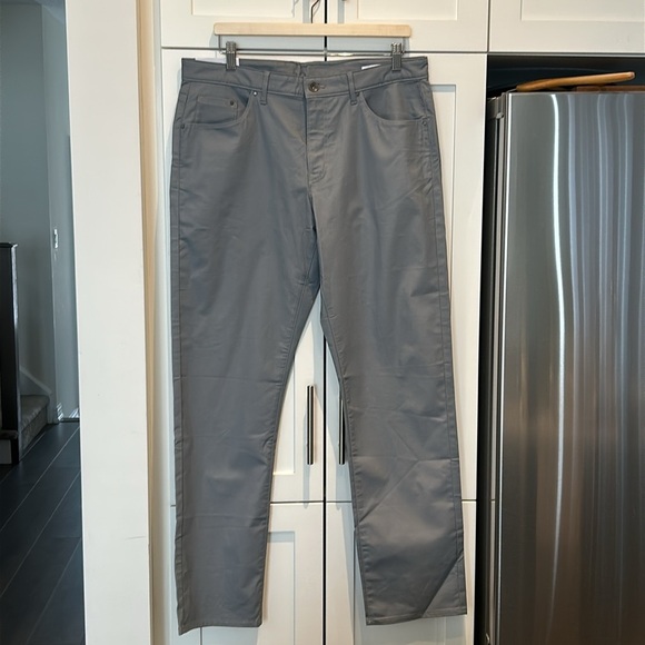 Calvin Klein Slim Fit Stretch Grey Pants Men Size 34 x 32 - Picture 9 of 16